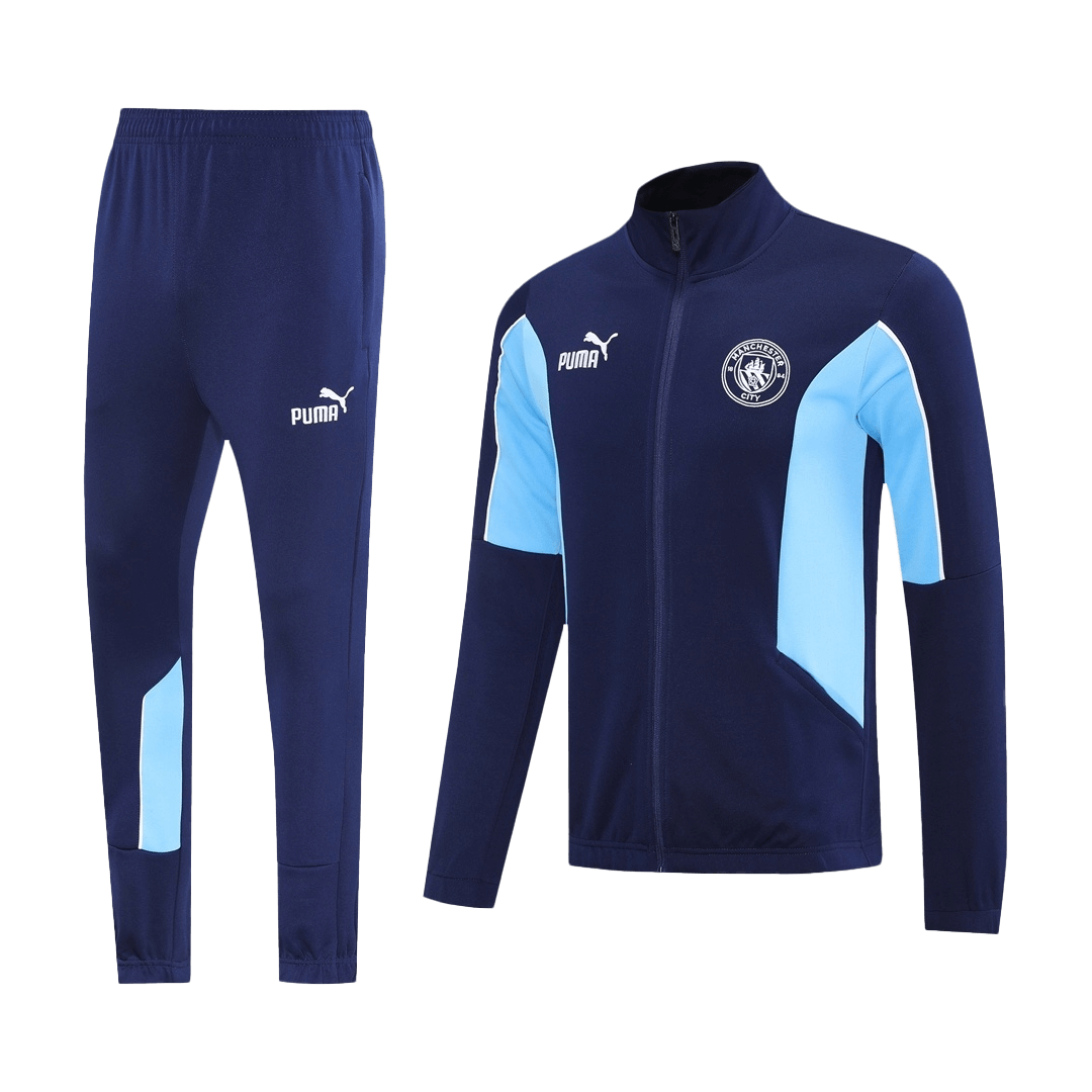Manchester City Veste de Football Kit 2025/26 Bleu marine