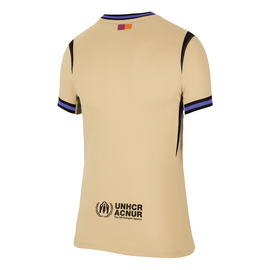 Dames Barcelona Uitshirt 2025/26 Geel
