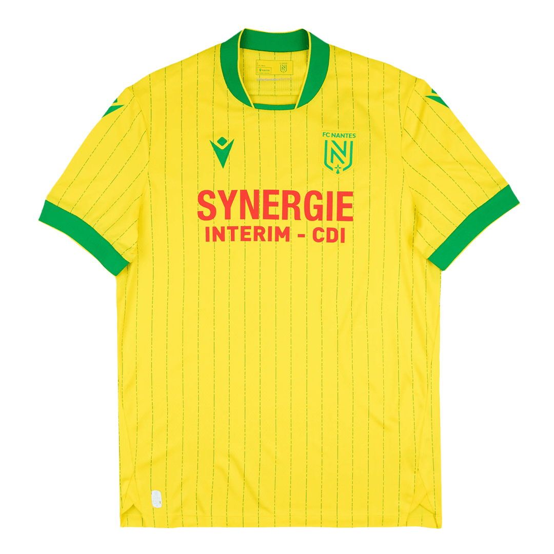 FC Nantes Domicile Maillot 2025/26 Jaune Grande Taille