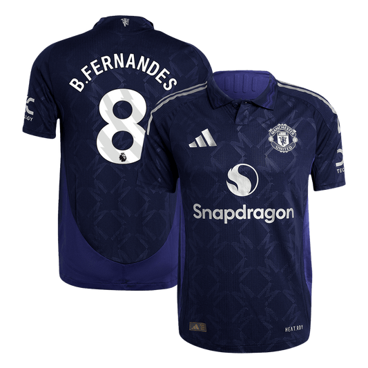 B.FERNANDES #8 Manchester United Extérieur Maillot 2024/25 Authentique - Mon Maillot Foot Store