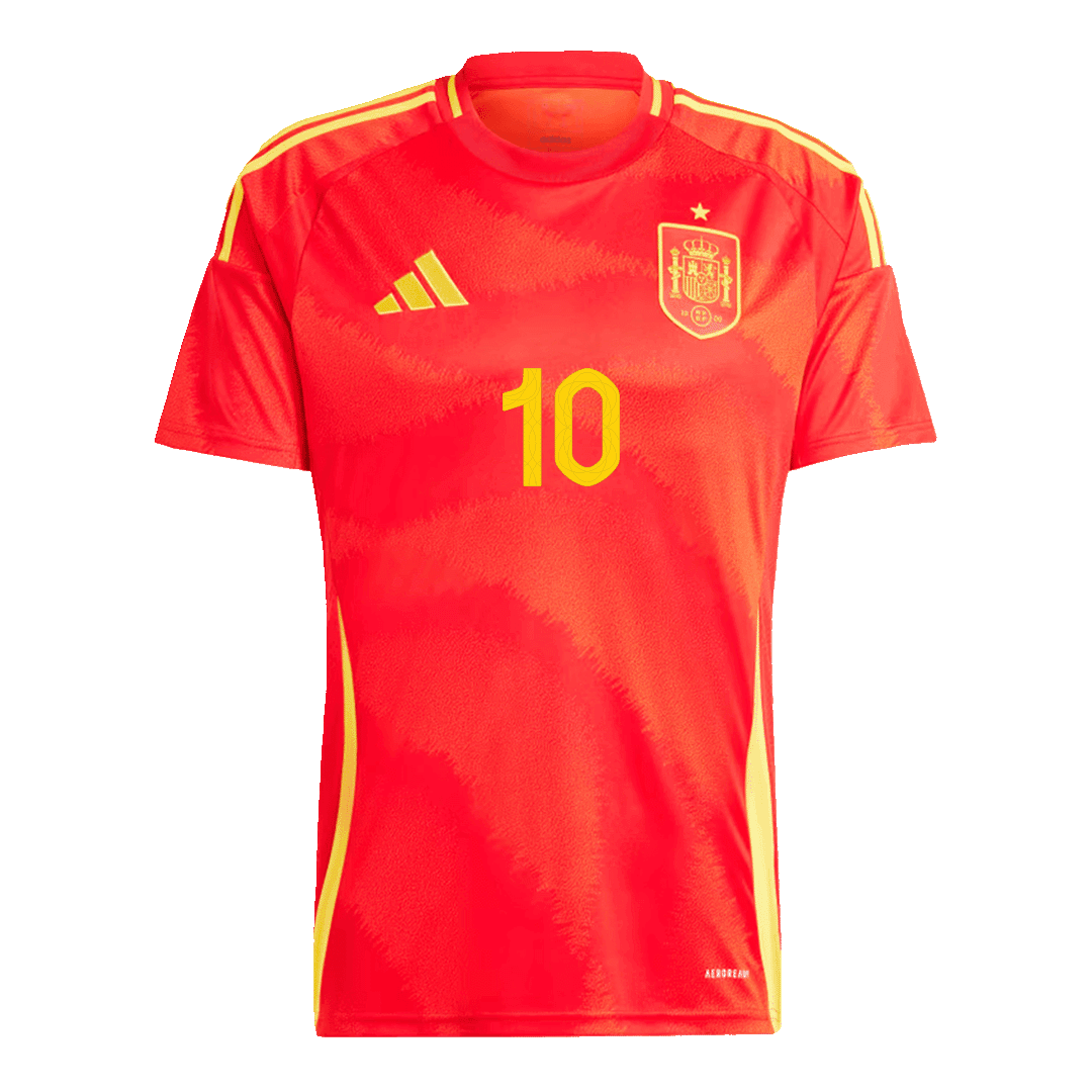 LAMINE YAMAL #10 Espagne Domicile Maillot 2024 - Super - Mon Maillot Foot Store