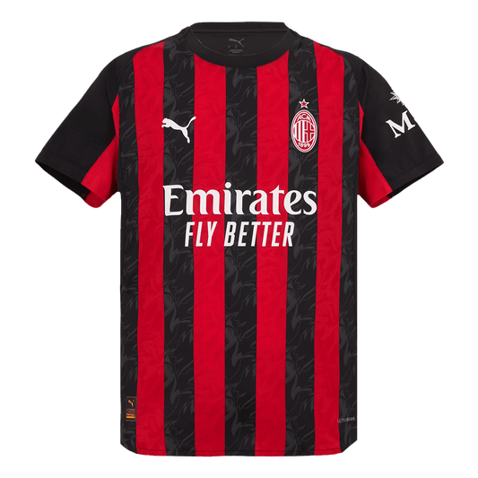 AC Milan Domicile Maillot 2025/26 Red&Black Authentique