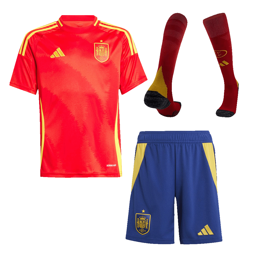 Espagne Domicile Maillot Kit 2024 Junior - Mon Maillot Foot Store