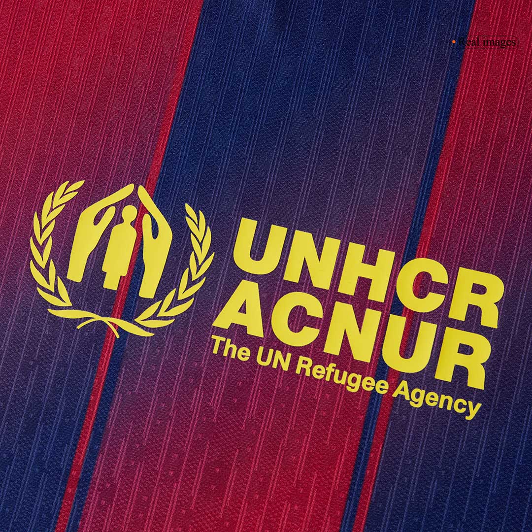 ROONY #19 Barcelone Domicile Maillot 2025/26 Rouge et Bleu Joueur - UCL