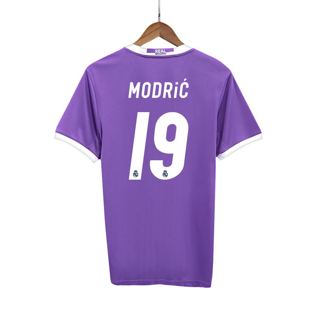 MODRIĆ #19 Vintage Real Madrid Extérieur Maillot 2016/17