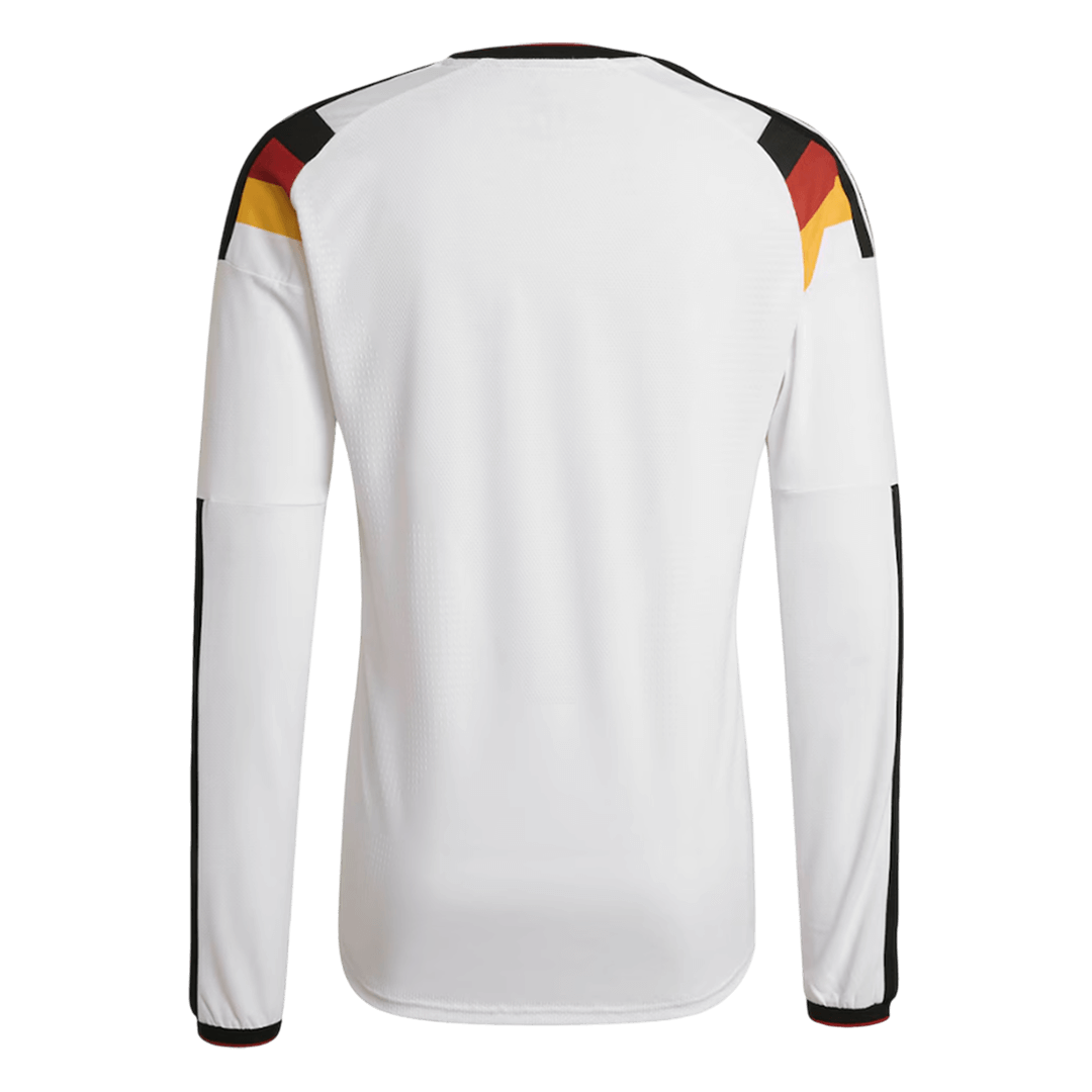 Allemagne Domicile Maillot Manches Longues - Coupe du Monde 2026 Blanc Grande Taille