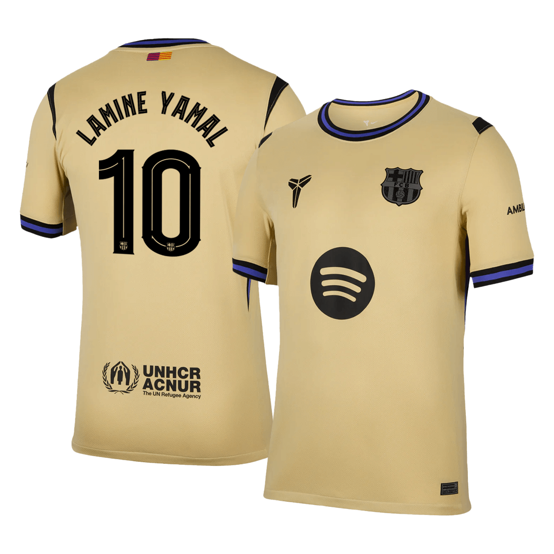 LAMINE YAMAL #10 Barcelone Extérieur Maillot 2025/26 - UCL