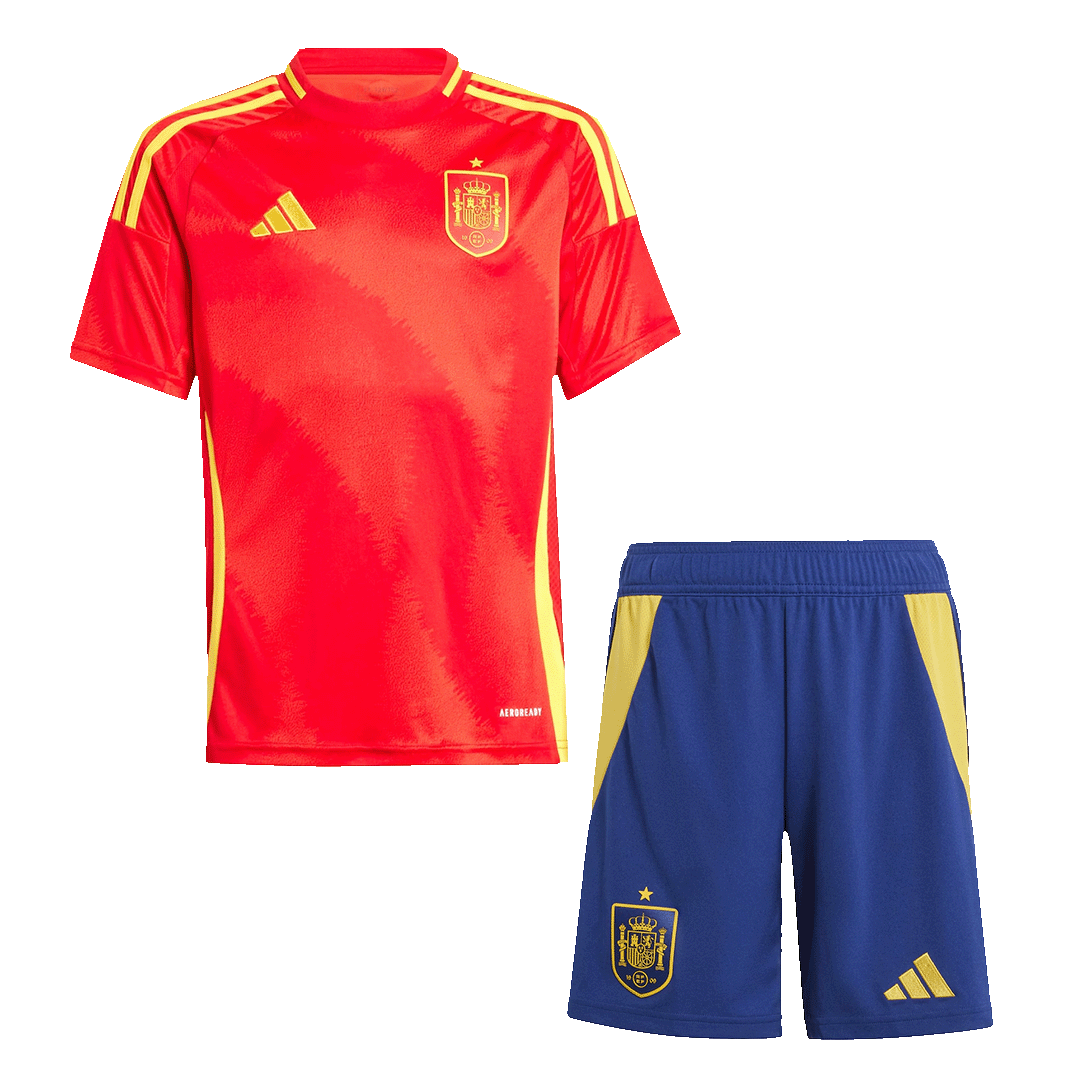 Espagne Domicile Maillot Kit 2024 Enfant - Mon Maillot Foot Store