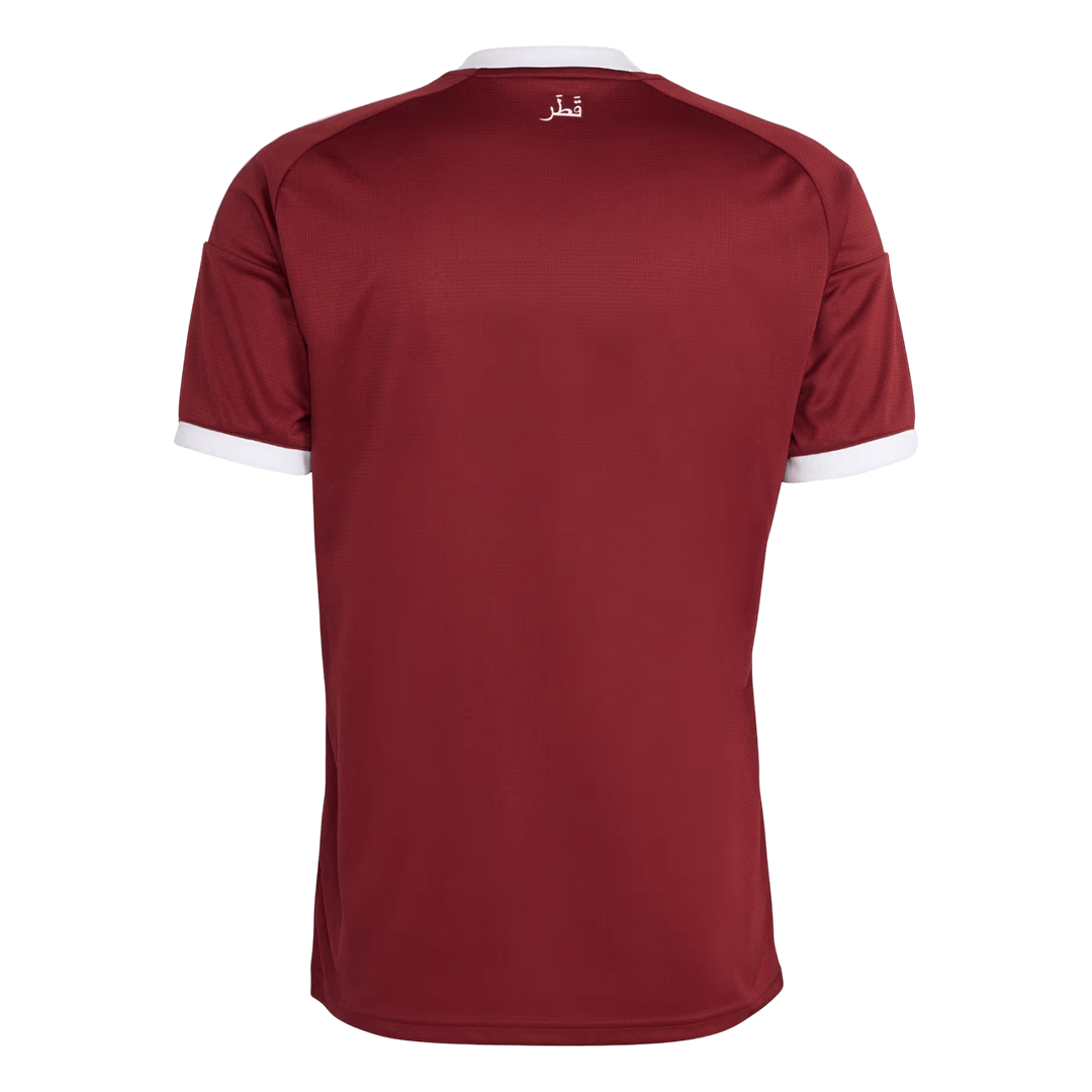 Qatar Thuis Shirt - Wereldkampioenschap 2026 Rood Grote Maat