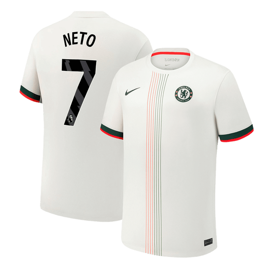 NETO #7 Chelsea Extérieur Maillot 2025/26 Blanc