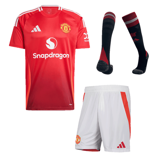 Manchester United Domicile Maillot Kit 2024/25 - Super