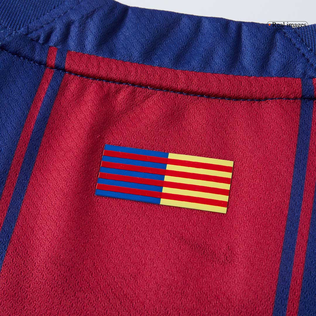 ROONY #19 Barcelone Domicile Maillot 2025/26 Rouge et Bleu - Super