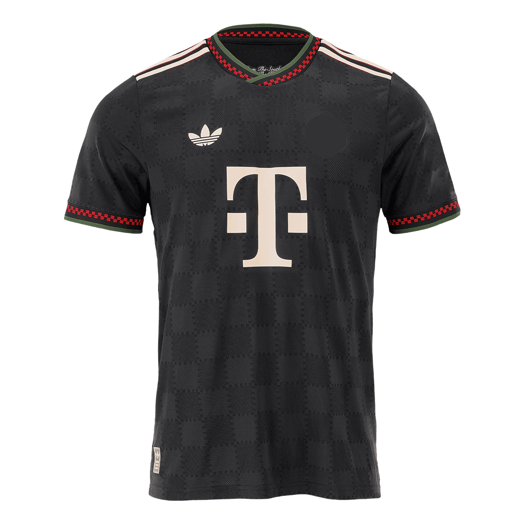 Munich Third Maillot 2025/26 Noir Authentique Grande Taille