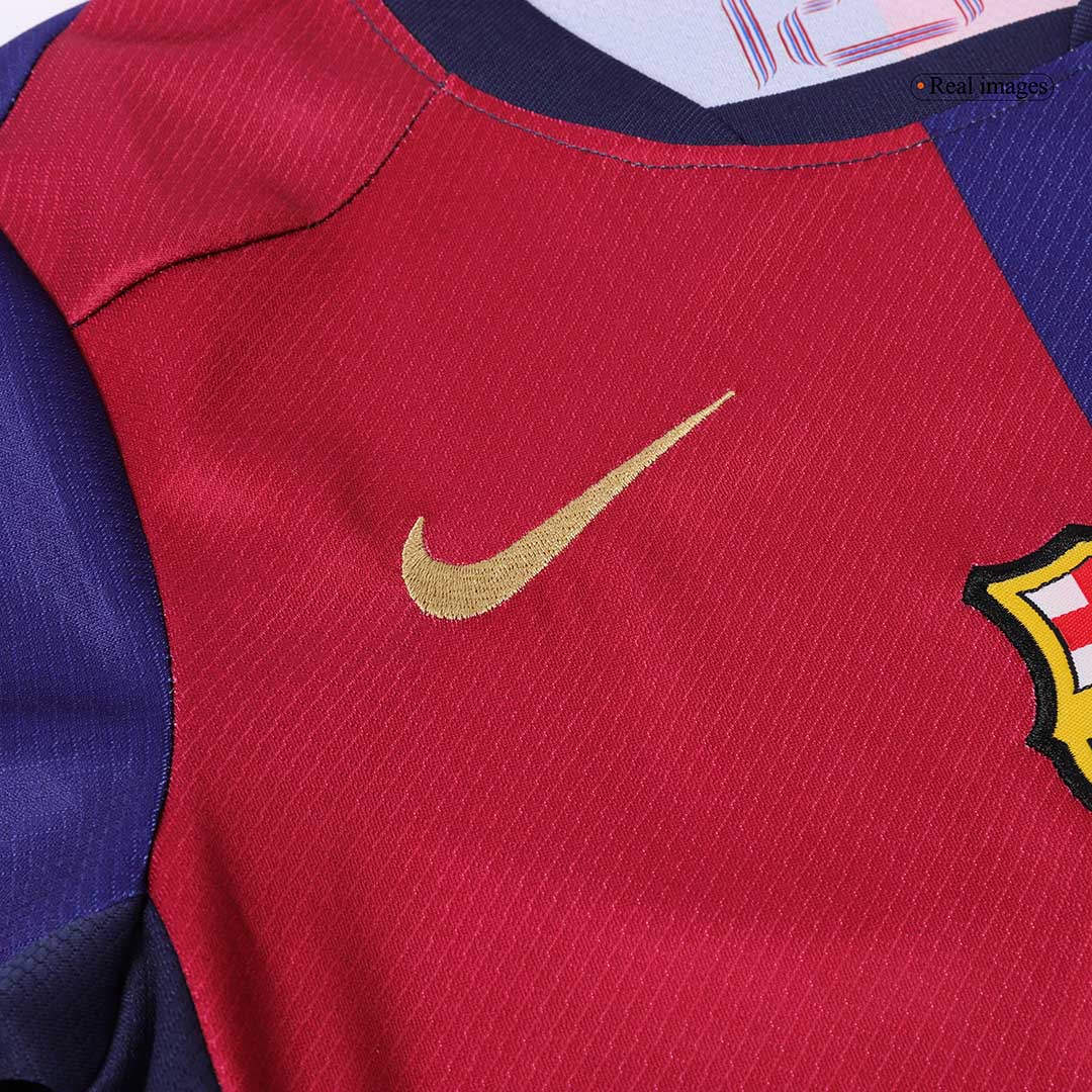 Barcelone Domicile Maillot Kit 2024/25 - Spotify Logo Without Text Enfant - Mon Maillot Foot Store