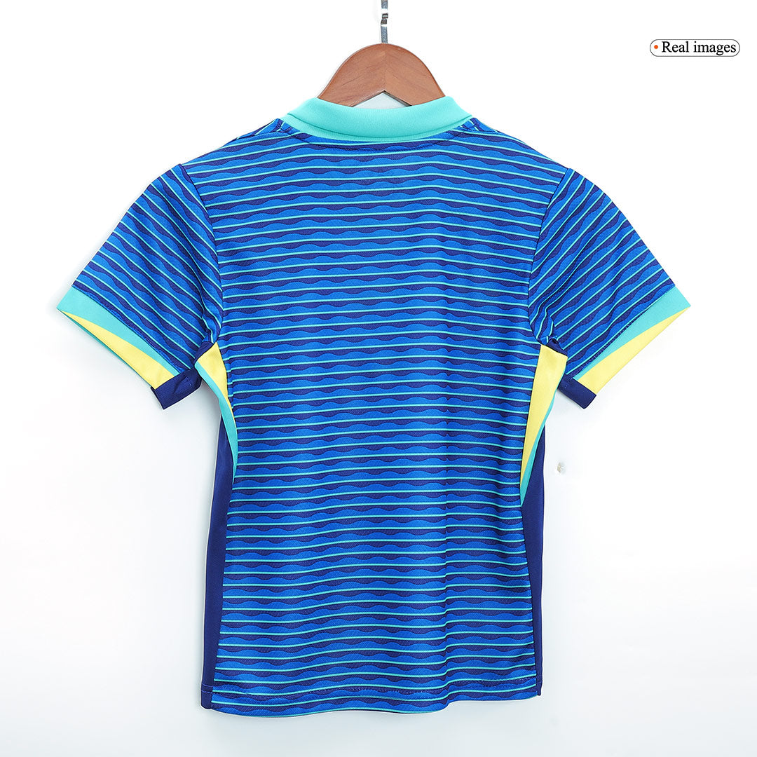 Brésil Extérieur Maillot Kit 2024 Enfant - Mon Maillot Foot Store