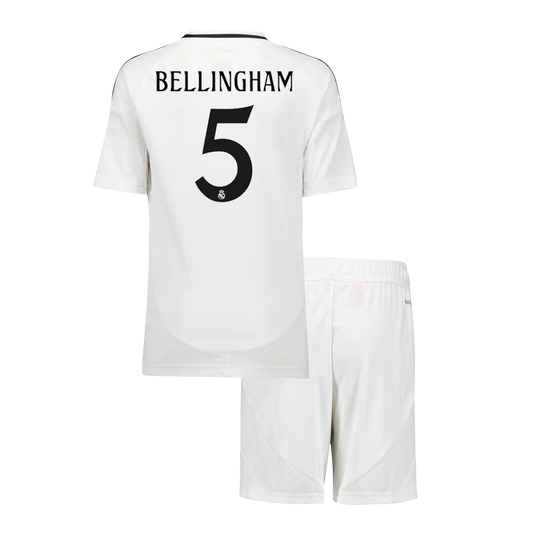BELLINGHAM #5 Real Madrid Domicile Maillot Kit 2024/25 Junior