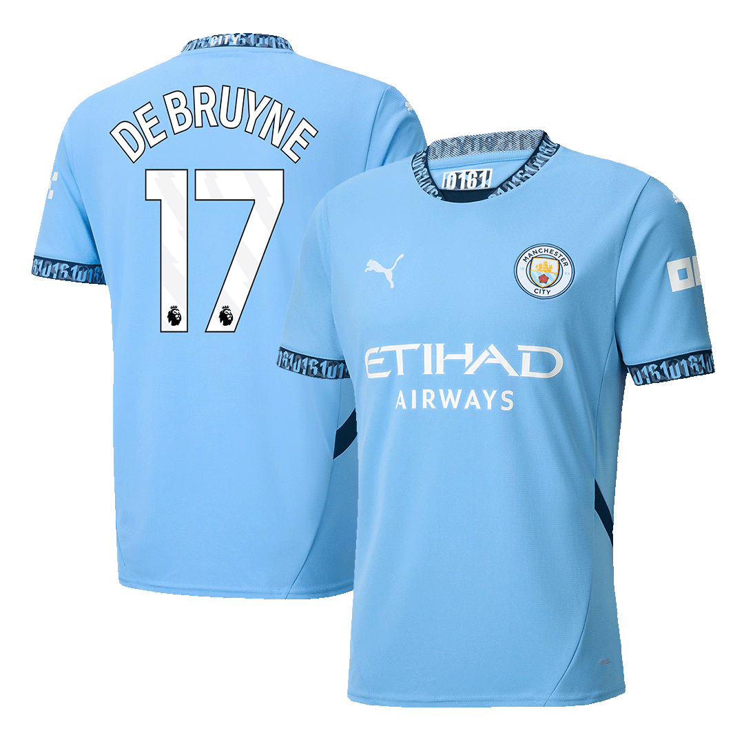 DE BRUYNE #17 Manchester City Domicile Maillot 2024/25 - Super - Mon Maillot Foot Store