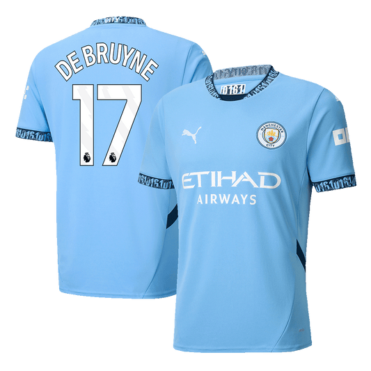 DE BRUYNE #17 Manchester City Domicile Maillot 2024/25 - Super - Mon Maillot Foot Store