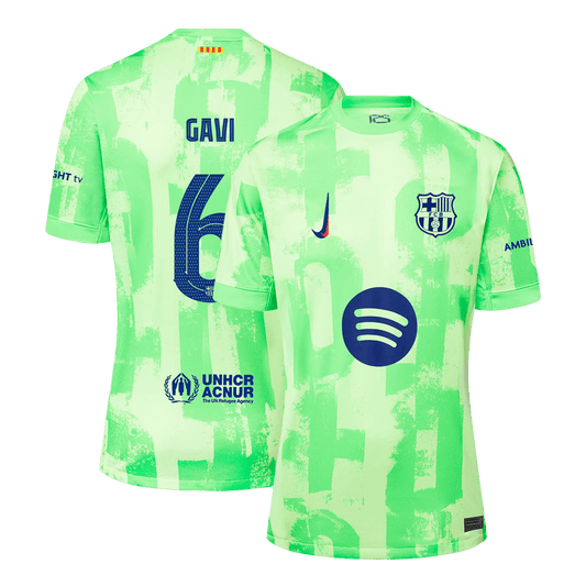 GAVI #6 Barcelone Third Maillot 2024/25 UCL(Spotify Logo Without Text) - Super - Mon Maillot Foot Store