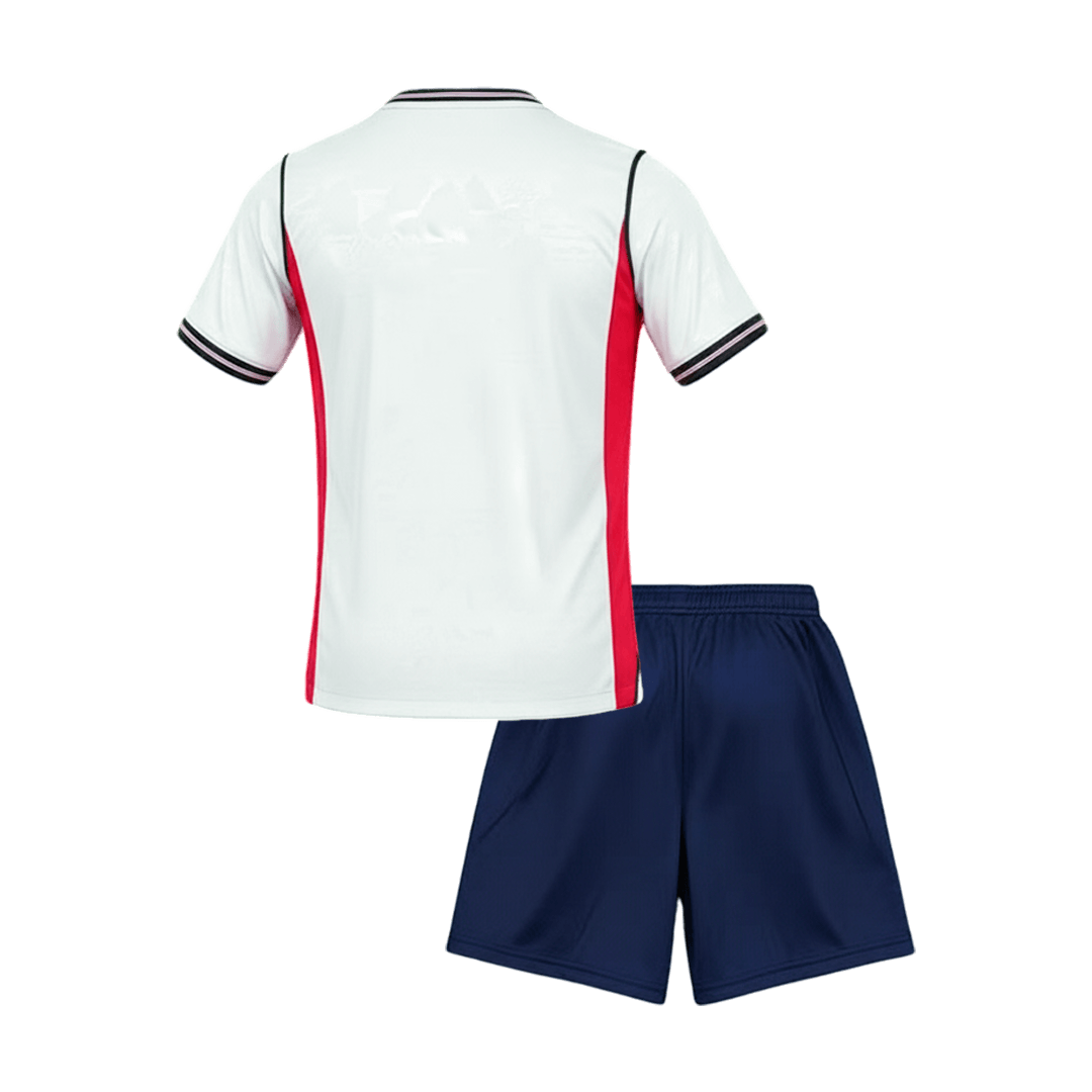 Angleterre Domicile Maillot Kit Coupe du Monde 2026 Enfant Blanc