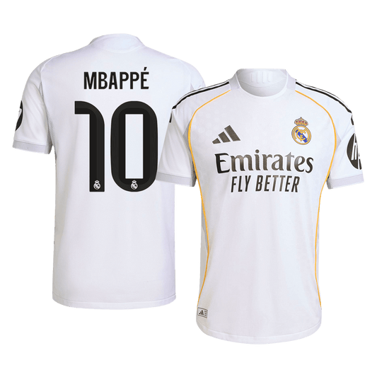 MBAPPÉ #10 Real Madrid Domicile Maillot 2025/26 Authentique