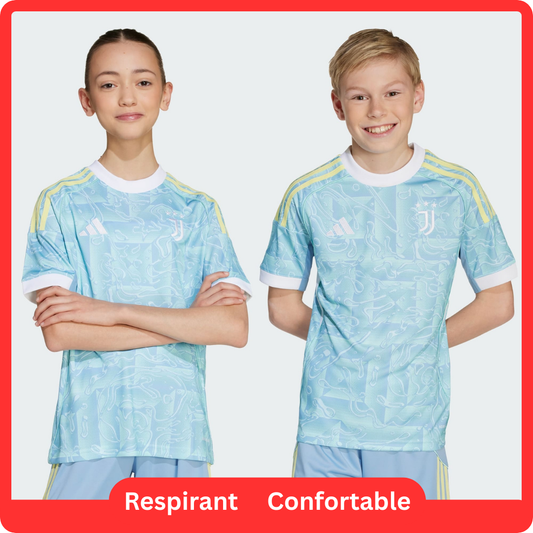 Juventus Extérieur Maillot Kit 2025/26 Junior Bleu