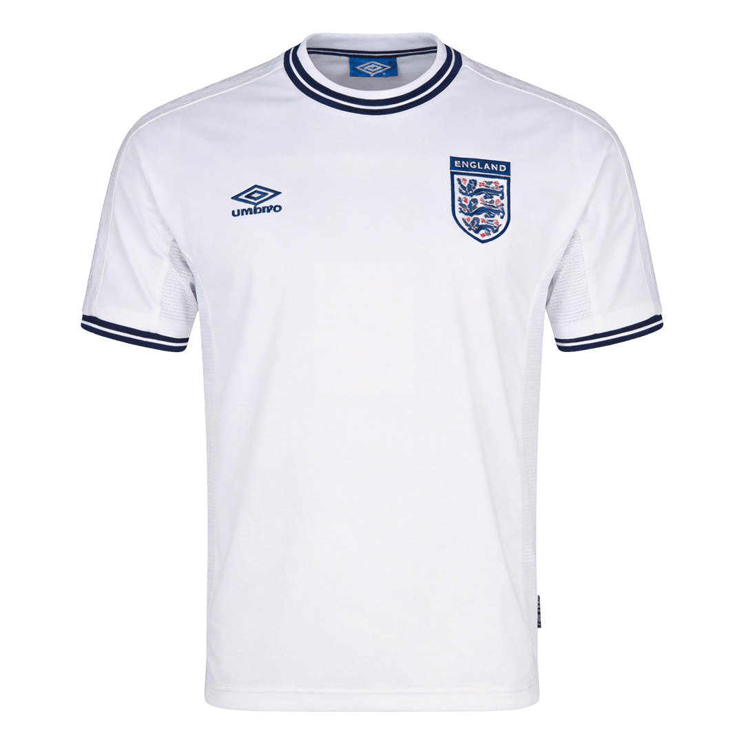 Retro Engeland Thuisshirt 2000 Wit