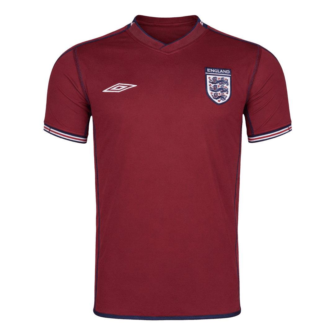 Retro Engeland Uitshirt 2002 Rood