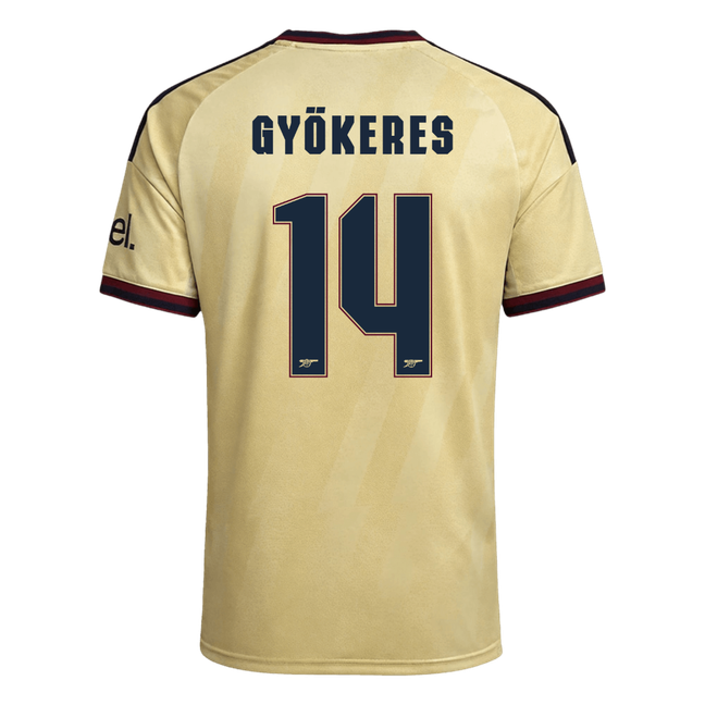 GYÖKERES #14 Arsenal Third Maillot 2026/27 Jaune Joueur - UCL