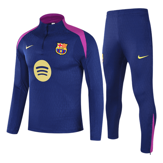 Barcelone Sweatshirt Kit 2025/26 Enfant Bleu marine