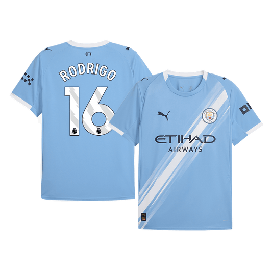 RODRIGO #16 Manchester City Domicile Maillot 2025/26 Grande Taille