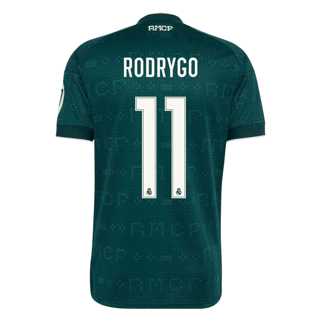 RODRYGO #11 Real Madrid Extérieur Maillot 2026/27 Vert