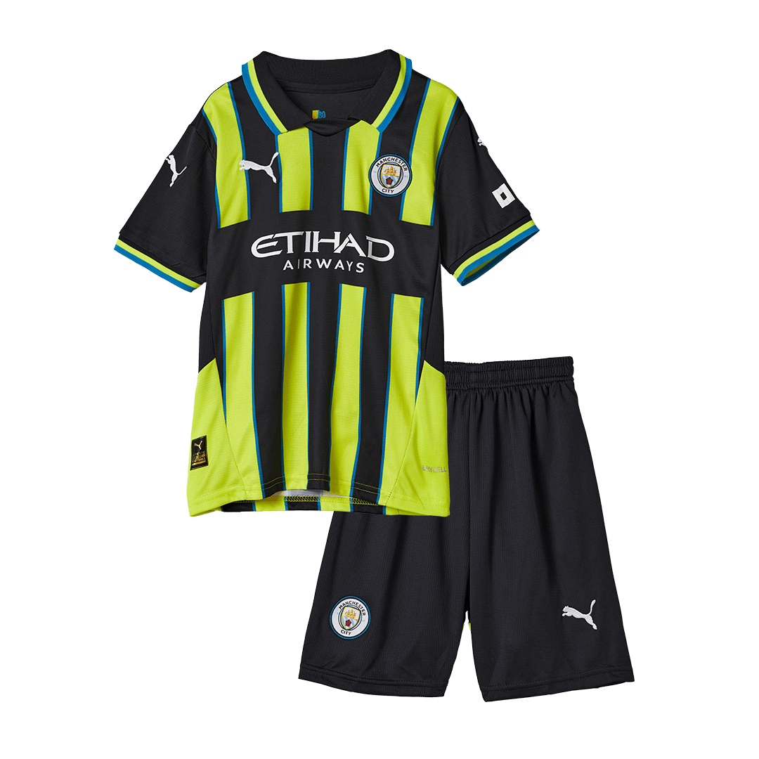 Manchester City Extérieur Maillot Kit 2024/25 Enfant
