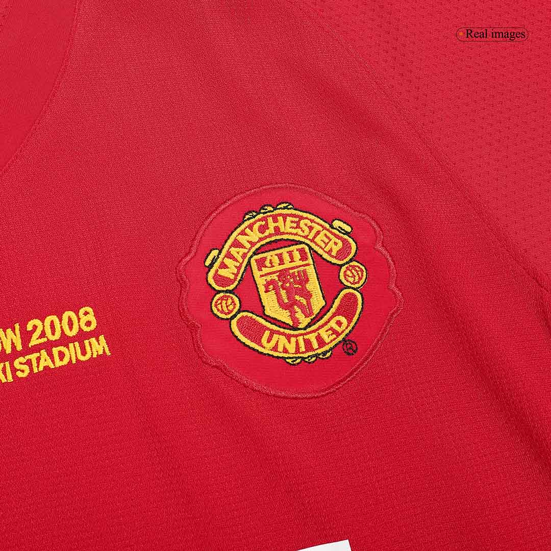Vintage Manchester United Domicile Maillot 2007/08 - UCL Final