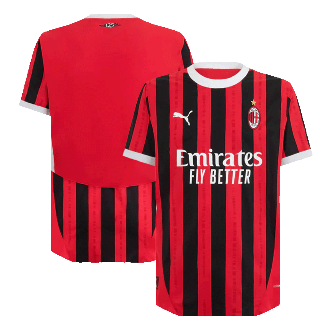 Milan AC Domicile Maillot 2024/25 Authentique