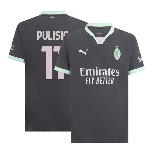 PULISIC #11 Milan AC Third Maillot 2024/25 Authentique - Mon Maillot Foot Store
