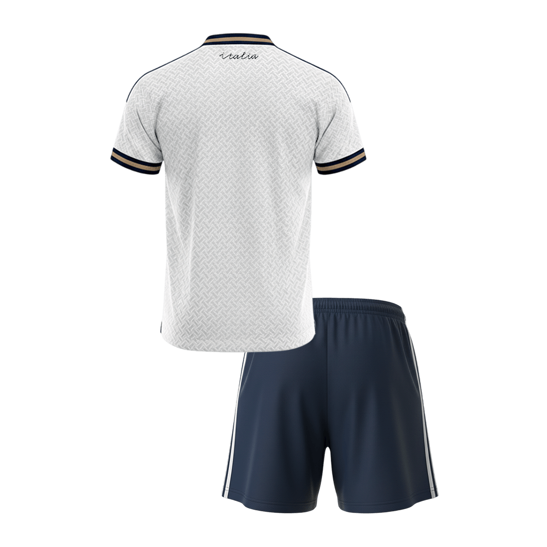 Italie Extérieur Maillot Kit - Coupe du Monde 2026 Enfant Blanc