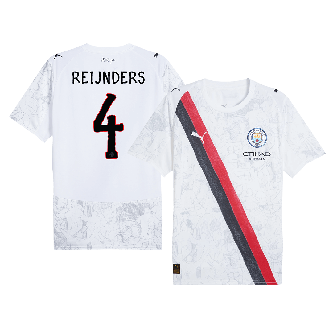 REIJNDERS #4 Manchester City Maillot 2025/26 Blanc - Club World Cup