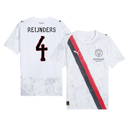 REIJNDERS #4 Manchester City Maillot 2025/26 Blanc - Club World Cup