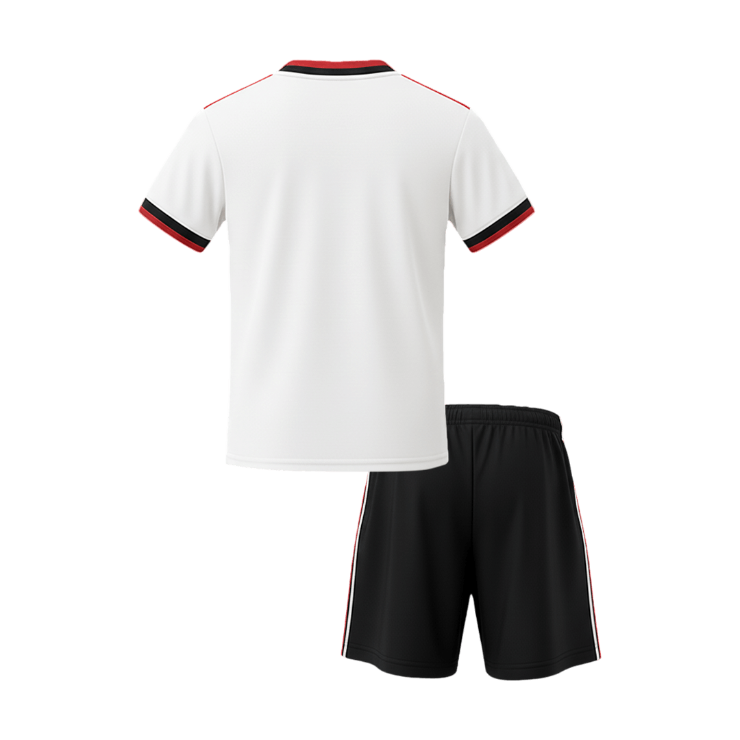 Mexique Extérieur Maillot Kit Coupe du Monde 2026 Enfant Blanc
