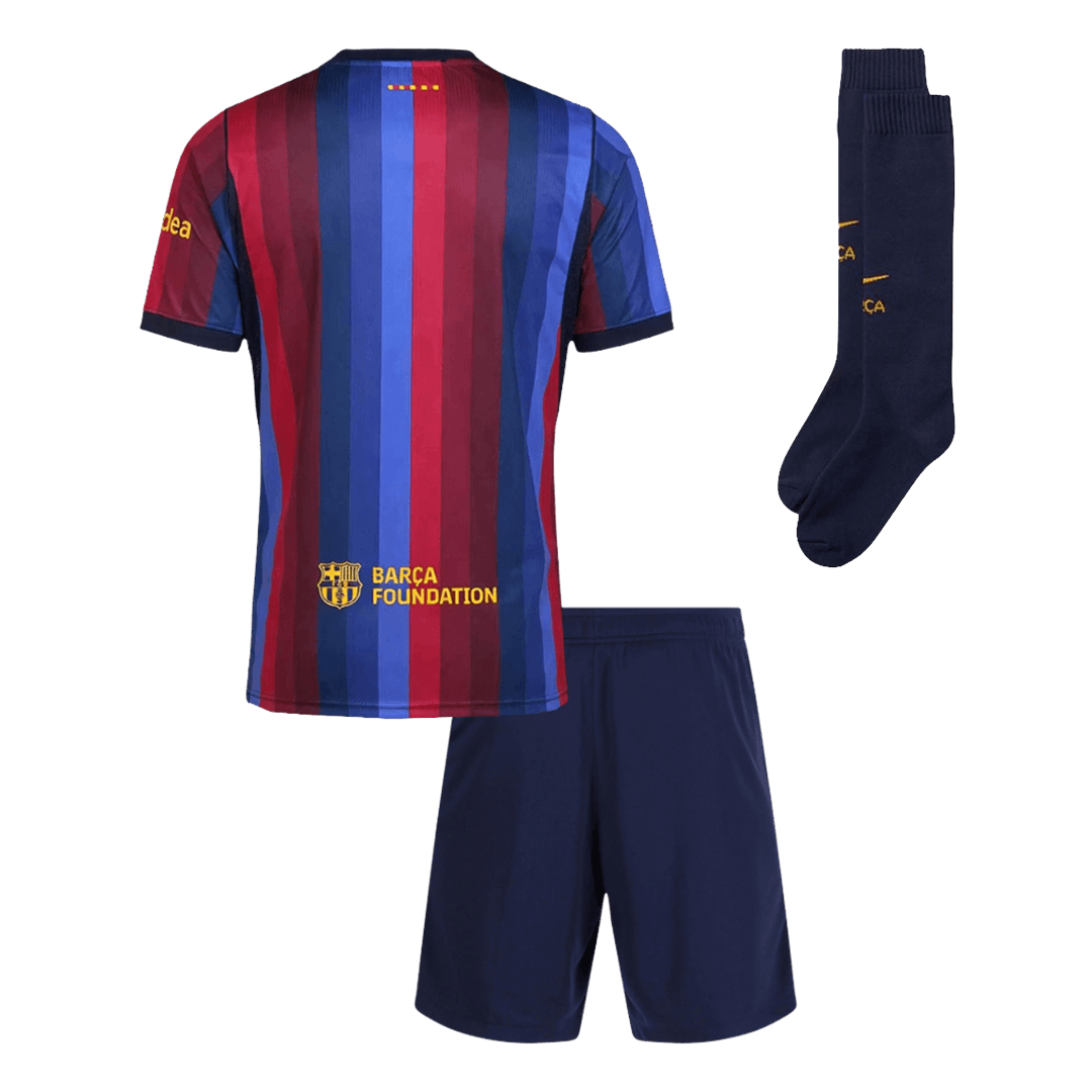 Barcelone Domicile Maillot Kit 2026/27 Enfant Rouge&Bleu - Super