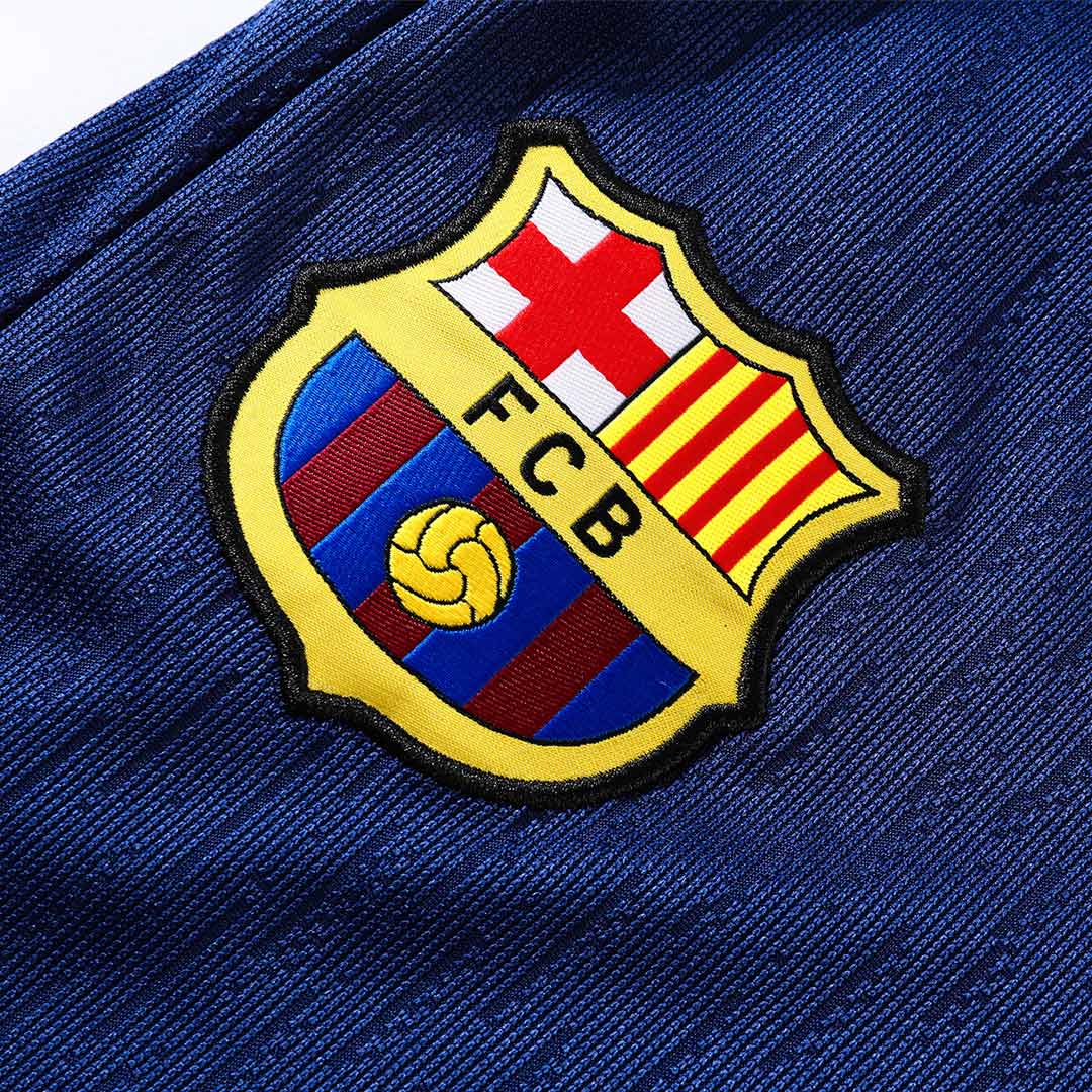 Barcelone Sweatshirt Kit 2025/26 Enfant Bleu marine