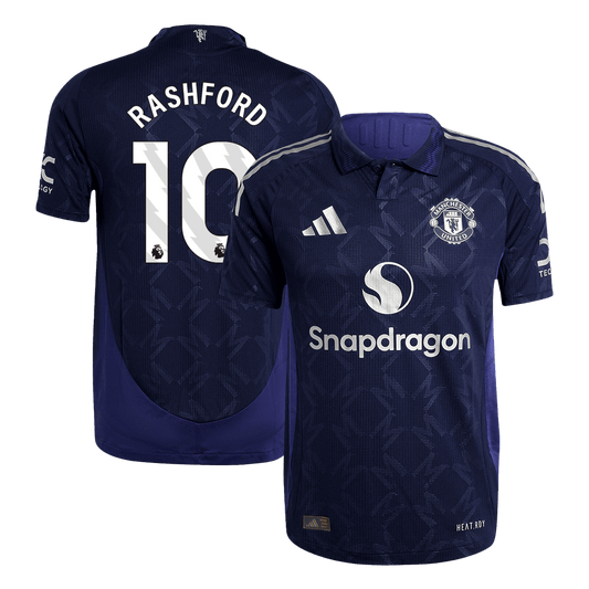 RASHFORD #10 Manchester United Extérieur Maillot 2024/25 Authentique