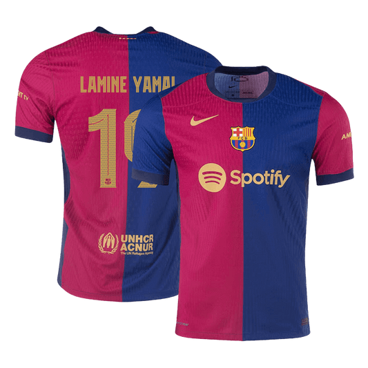 LAMINE YAMAL #19 Barcelone Domicile Maillot 2024/25 Authentique - UCL - Mon Maillot Foot Store