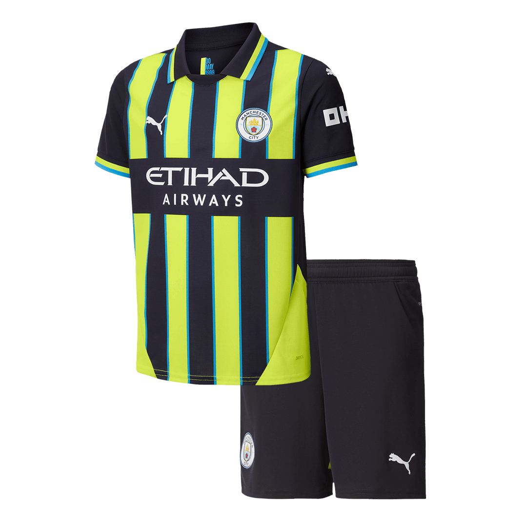 Manchester City Extérieur Maillot Kit 2024/25 Enfant