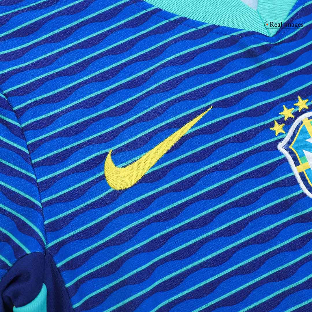 Brésil Extérieur Maillot Kit 2024 Enfant - Mon Maillot Foot Store