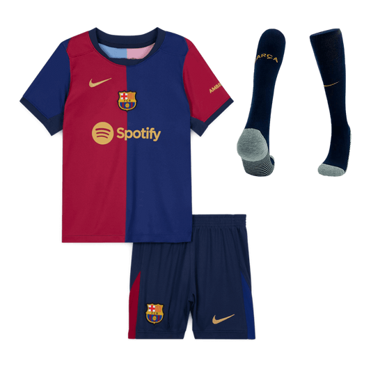 Barcelone Domicile Maillot Kit 2024/25 Junior - Mon Maillot Foot Store
