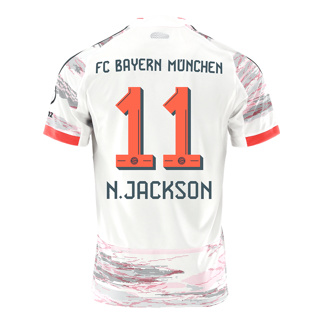N.JACKSON #11 Munich Extérieur Maillot 2025/26 Blanc