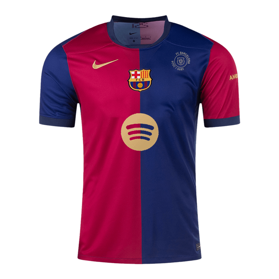Barcelone Domicile Maillot 125th Anniversaire(Spotify Logo Without Text) 2024/25