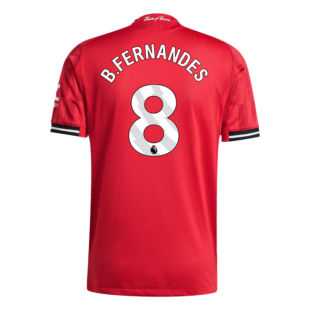 B.FERNANDES #8 Manchester United Domicile Maillot 2025/26 Authentique